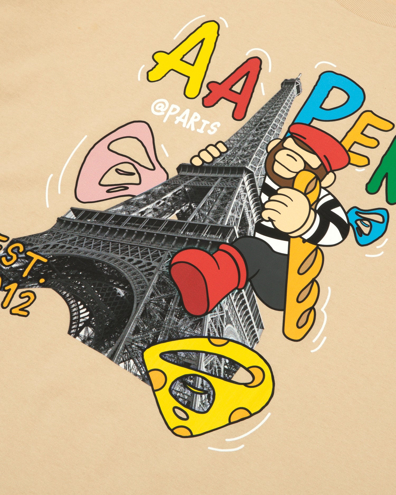アバ　ページ AAPE AAPER graphic-print short sleeve tee | Aape official website