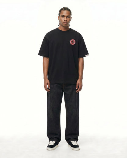 AAPEUNVS moonface graphic tee