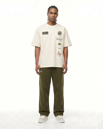 AAPEUNVS embroidered logo tee
