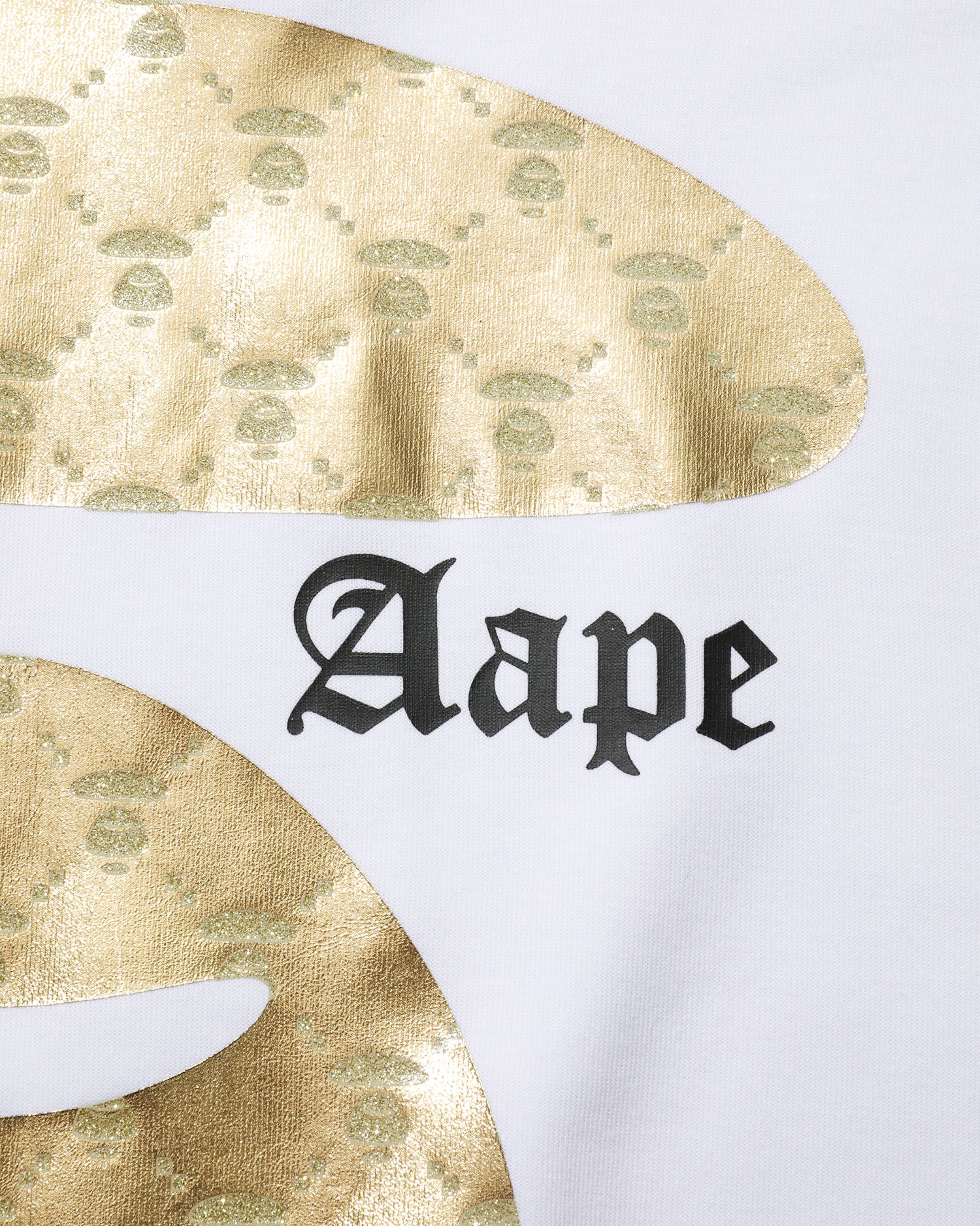 AAPE Metallic Moonface sleeveless hoodie | Aape official website