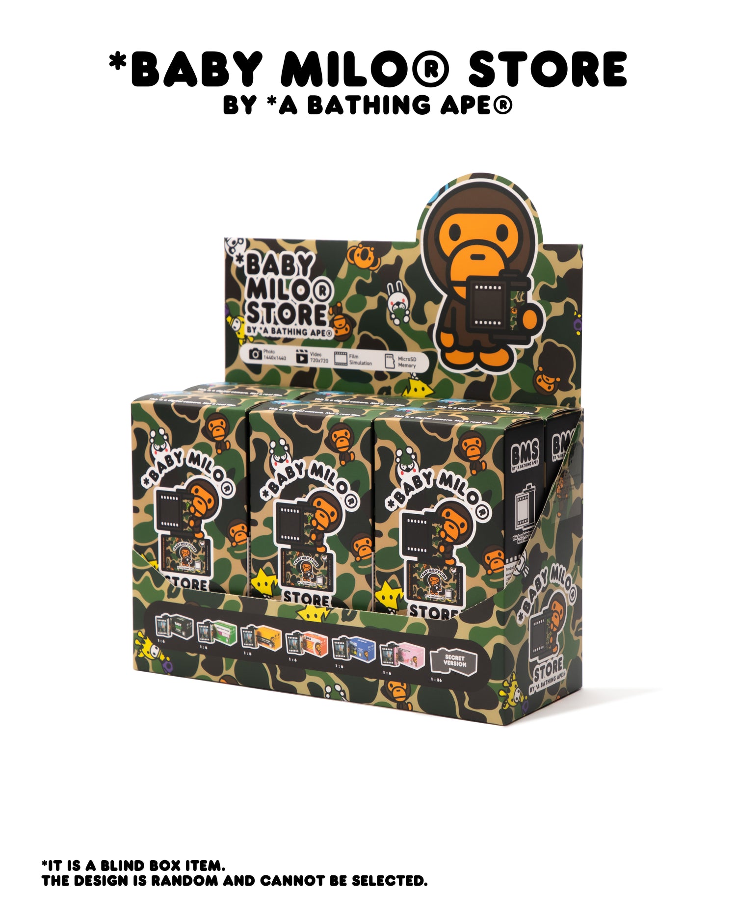 Baby Milo digital camera keychain (Full Box)