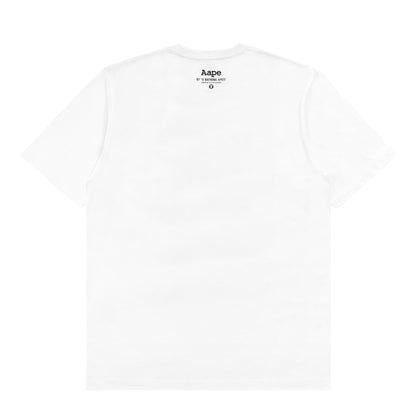 AAPE GRAPHIC SLOGAN PRINT TEE